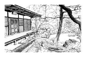 Dessin du Japon - Kyoto