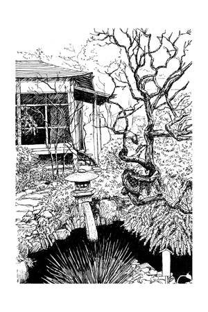 Dessin du Japon - Kamakura